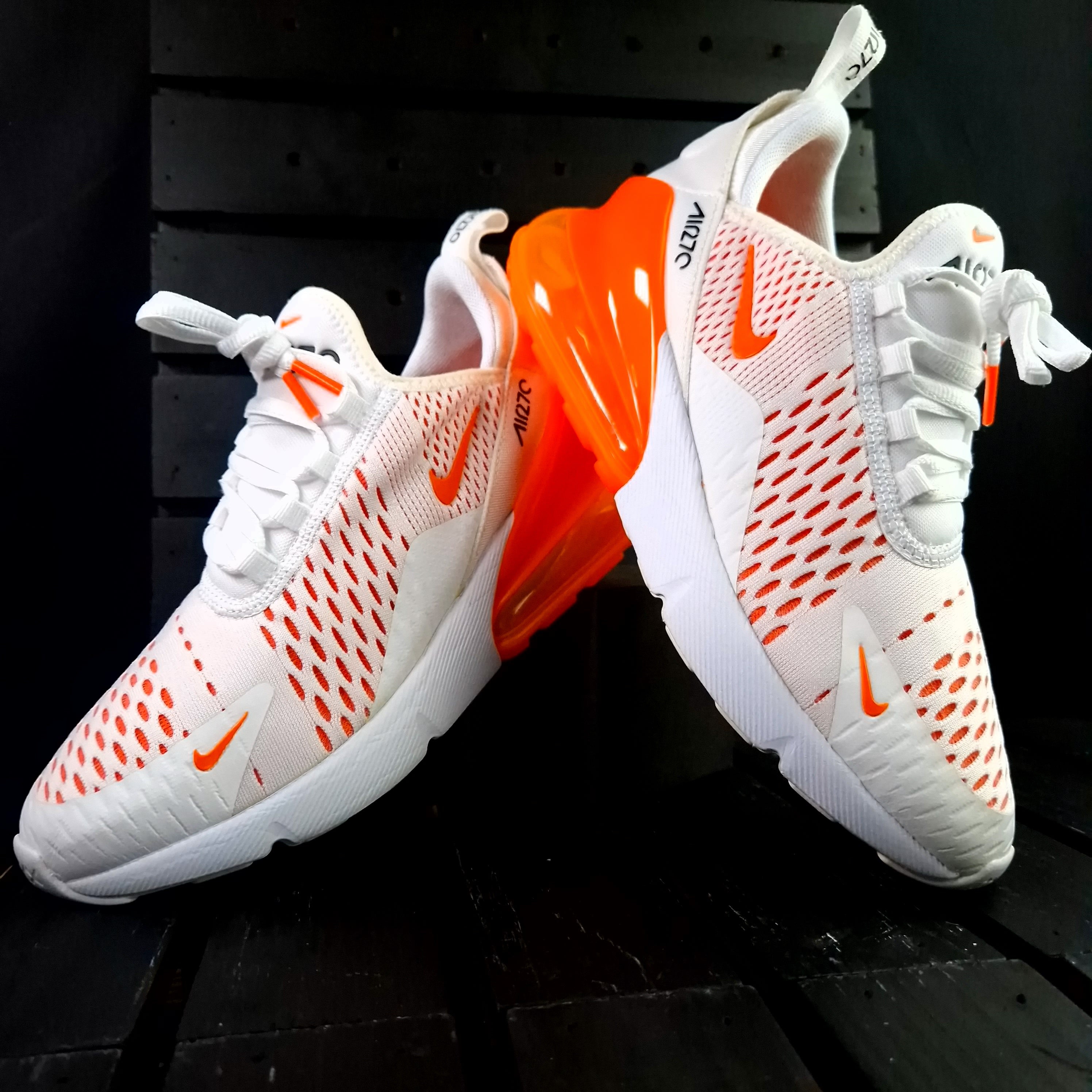 Air max 270 blanche et clearance orange