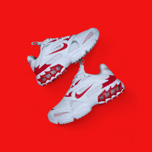 NIKE - AIR ZOOM FIRE - WHITE/RED - SIZE 3