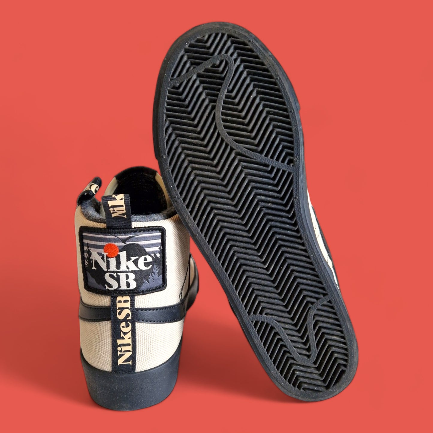 NIKE SB Zoom Blazer Mid Premium 'Acclimate Pack Desert' - Rattan / Black-Rattan - Size 5.5